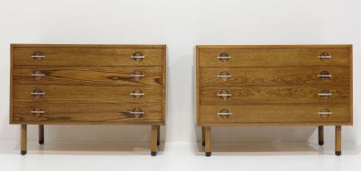 Hans Wegner Pair of Hans Wegner Chests or Nightstands in Oak by Ry Mobler