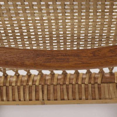 Hans Wegner Pair of Oak Round Arm Chairs by Hans J Wegner for Johannes Hansen