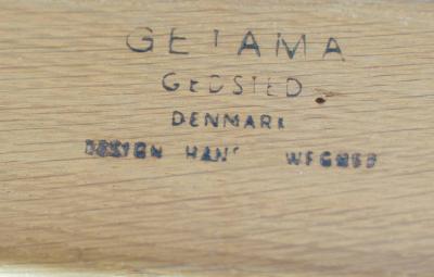 Hans Wegner Pair of Wide Arm Lounge Chairs by Hans Wegner