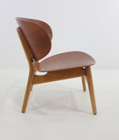 Hans Wegner Rare Danish Modern Teak Beech Chair Designed by Hans Wegner
