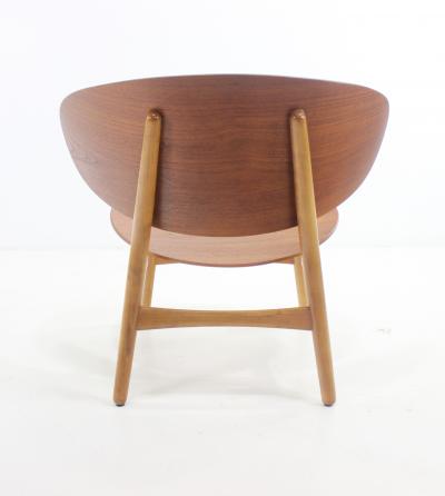 Hans Wegner Rare Danish Modern Teak Beech Chair Designed by Hans Wegner