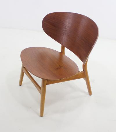 Hans Wegner Rare Danish Modern Teak Beech Chair Designed by Hans Wegner