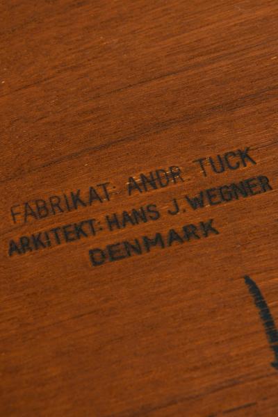 Hans Wegner Rare Side or Sewing Table Model AT 33 by Hans Wegner 1950s