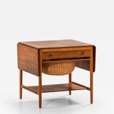 Hans Wegner Rare Side or Sewing Table Model AT 33 by Hans Wegner 1950s