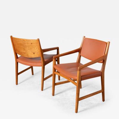 Hans Wegner Rare set of Hans J Wegner Armchairs from Magasin du Nord