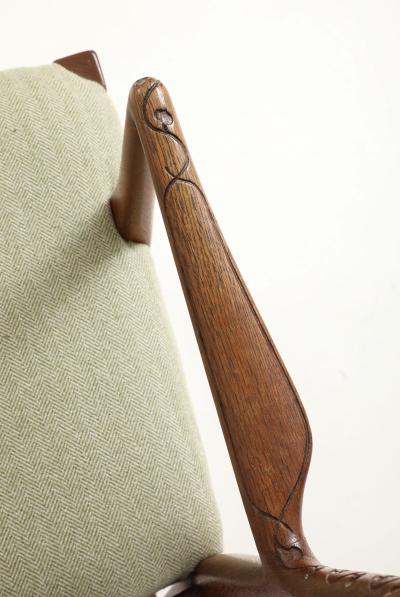 Hans Wegner Rare set of four early Hans Wegner dining chairs