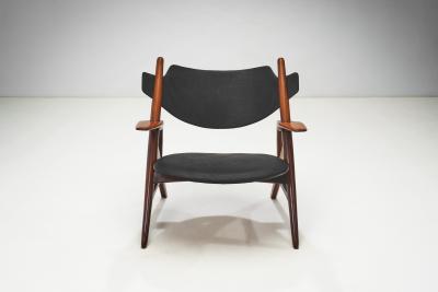 Hans Wegner Set of 2 Sculptural Danish Chairs in the Manner of Hans Wegner Denmark ca 1960s