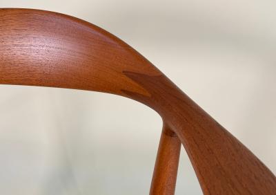 Hans Wegner Set of 4 Round Chairs by Hans J Wegner for Johannes Hansen