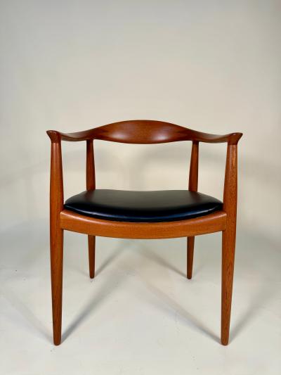 Hans Wegner Set of 4 Round Chairs by Hans J Wegner for Johannes Hansen