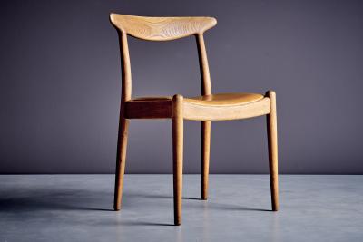Hans Wegner Set of 7 Hans Wegner W2 Chairs for C M Madsen