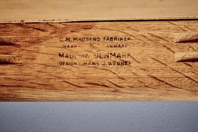 Hans Wegner Set of 7 Hans Wegner W2 Chairs for C M Madsen