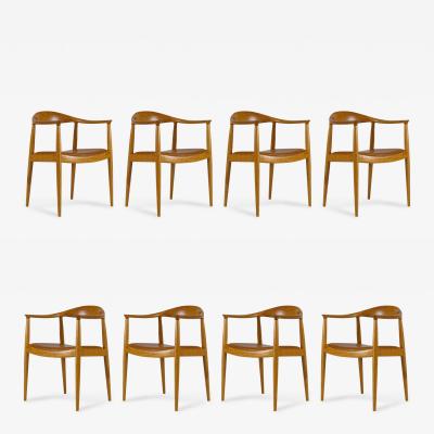 Hans Wegner Set of Eight Hans Wegner JH 503 Chairs