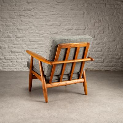 Hans Wegner Solid Oak Cigar Chair by Hans J Wegner for Getama Denmark 1950s