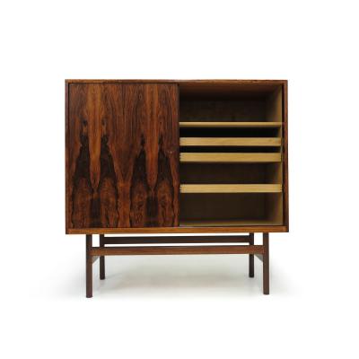 Hans Wegner Stunning Rosewood Cabinet with Book matched Grain
