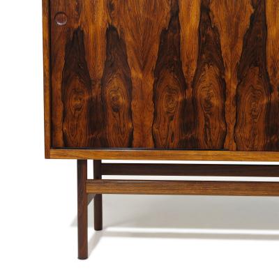Hans Wegner Stunning Rosewood Cabinet with Book matched Grain