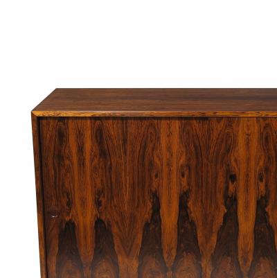Hans Wegner Stunning Rosewood Cabinet with Book matched Grain