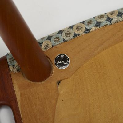 Hans Wegner Teak Papa Bear chair and ottoman by Hans J Wegner for A P Stolen