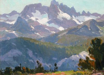 Hanson Duvall Puthuff Sierra Mountain Scene