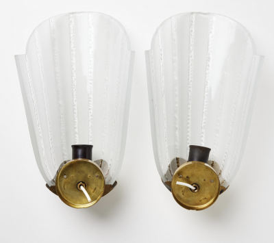 Harald Notini A pair of wall lights by Harald Notini