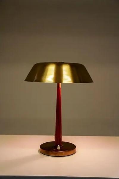 Harald Notini B hlmarks Table Lamp Model 15474 by Harald Notini Sweden 1940s