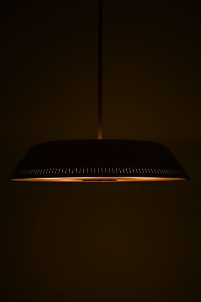 Harald Notini Ceiling Lamp Model nr 11326 in Brass by Harald Notini 1940s