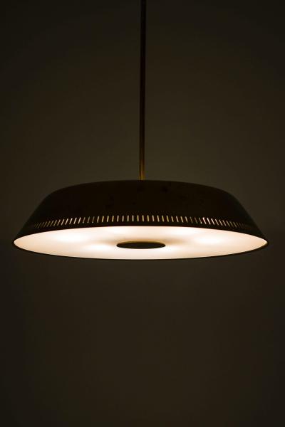 Harald Notini Ceiling Lamp Model nr 11326 in Brass by Harald Notini 1940s