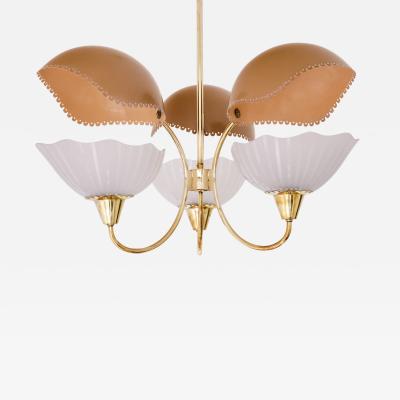 Harald Notini Exceptional Harald Notini Three Arm Chandelier B hlmarks Sweden 1940s