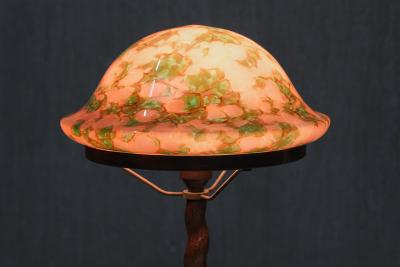 Harald Notini Harald Notini Hammered Copper Table Lamp Model 6834 B hlmarks Sweden 1920s