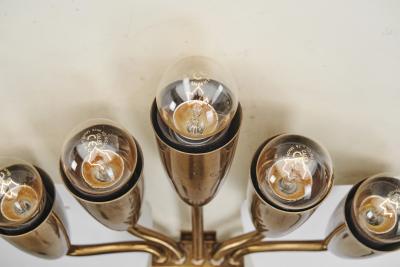 Harald Notini Harald Notini Model 8772 5 Wall Sconces Sweden 1950s