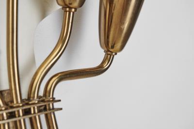 Harald Notini Harald Notini Model 8772 5 Wall Sconces Sweden 1950s