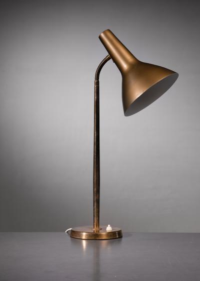 Harald Notini Harald Notini brass table lamp for B hlmarks