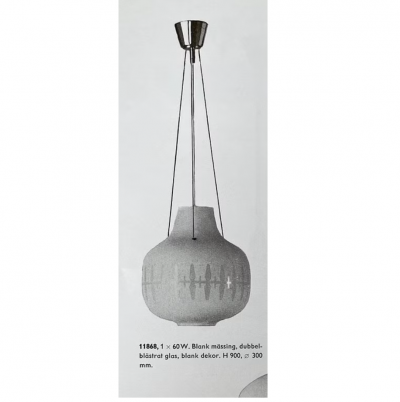 Harald Notini Lighting pendant designed by Harald Notini