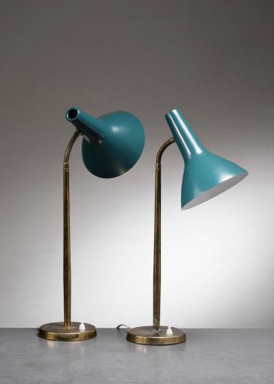Harald Notini Pair of Harald Notini table lamps for B hlmarks