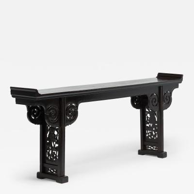 Hardwood Altar Table with Clouds and Dragons