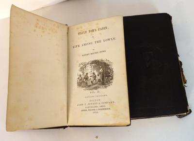 Harriet Beecher Stowe Uncle Toms Cabin Or Life Among the Lowly 1st Edition Early Printing