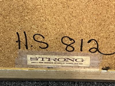 Harris Strong MID CENTURY MALLARD DUCK CERAMIC TILE ART BY HARRIS G STRONG