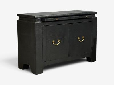 Harrison Van Horn Commodes Lacquered Wood Brass USA 1980s