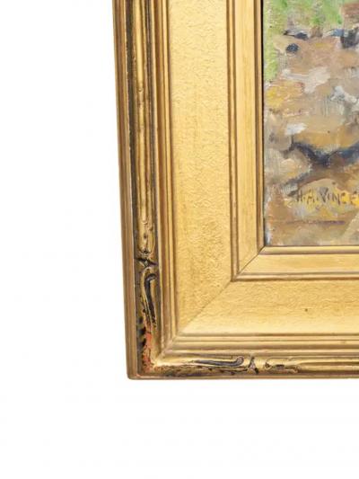 Harry Aiken Vincent Framed Oil On Board