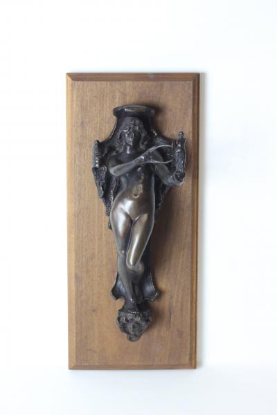 Harry Bates Bronze Door Knocker lost wax casting cire perdue by Harry Bates England 1895