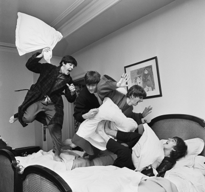 Harry Benson Pillow Fight The Beatles 1964 Printed Later