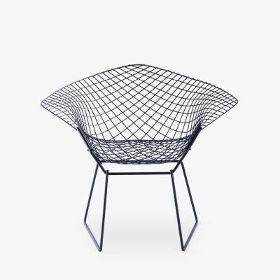 Harry Bertoia Diamond Chair by Harry Bertoia for Knoll in Matte Black