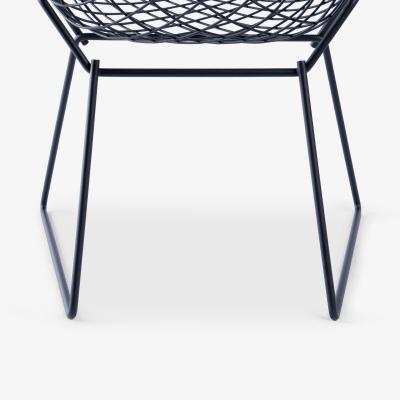 Harry Bertoia Diamond Chair by Harry Bertoia for Knoll in Matte Black
