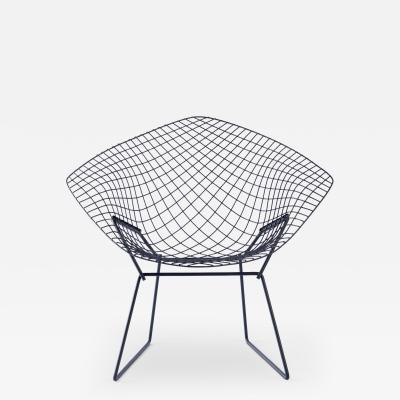 Harry Bertoia Diamond Chair by Harry Bertoia for Knoll in Matte Black