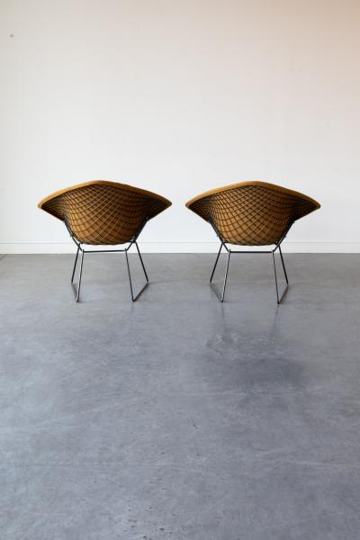 Harry Bertoia Diamond Chairs by Harry Bertoia for Knoll 1970s