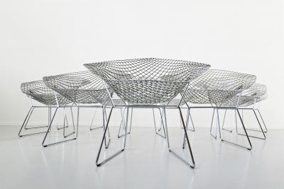 Harry Bertoia Diamond chairs by harry bertoia for knoll international