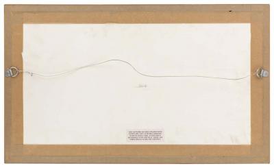 Harry Bertoia Harry Bertoia Framed Monoprint on Rice Paper USA 1960s