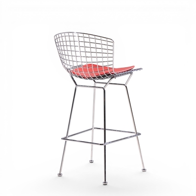 Harry Bertoia Harry Bertoia for Knoll Mid Century Chrome Bar Stools Set of 4