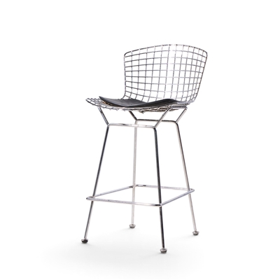 Harry Bertoia Harry Bertoia for Knoll Mid Century Chrome Bar Stools Set of 4
