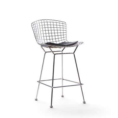 Harry Bertoia Harry Bertoia for Knoll Mid Century Chrome Bar Stools Set of 4