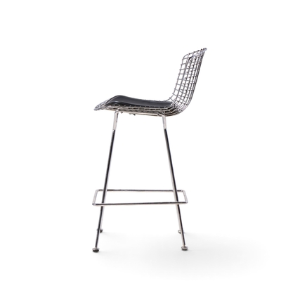 Harry Bertoia Harry Bertoia for Knoll Mid Century Chrome Bar Stools Set of 4